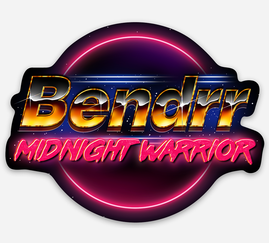 Bendrr: Midnight Warrior Album Sticker