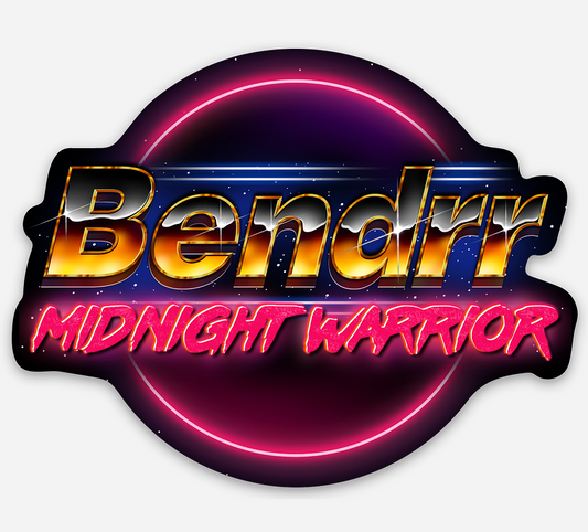 Bendrr: Midnight Warrior Album Sticker
